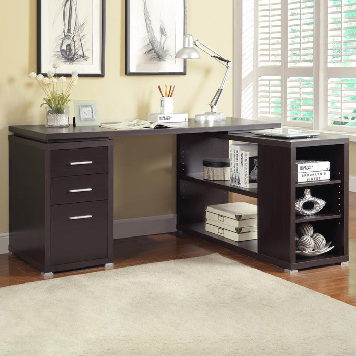 Yvette - 3-Drawer L-Shape Computer Desk