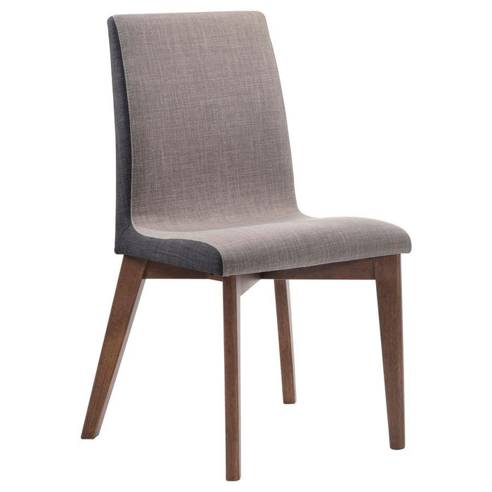 Redbridge - Upholstered Dining Side Chair (Set of 2) - Natural Walnut