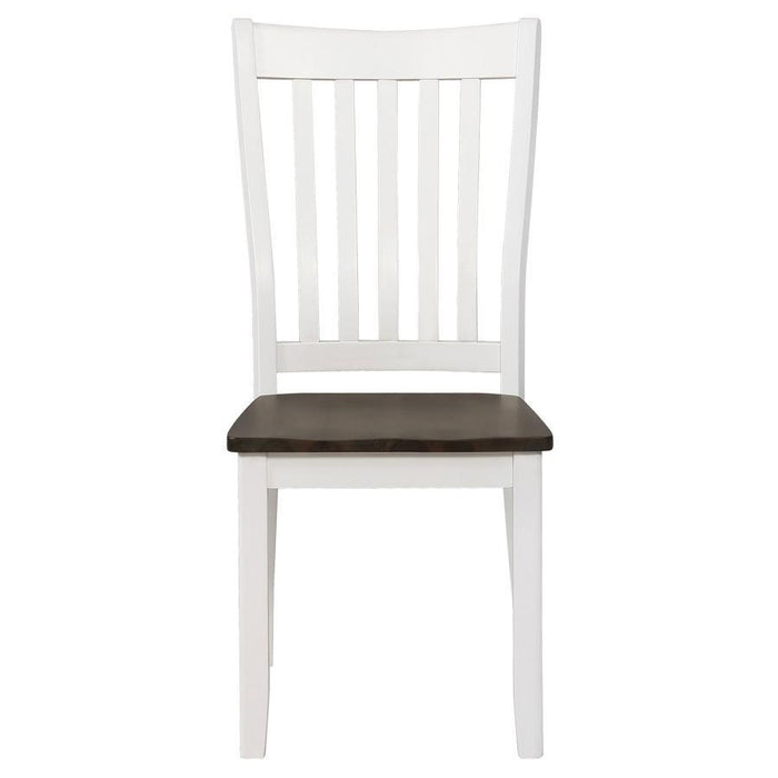 Kingman - Wood Dining Side Chair (Set of 2) - Distressed White