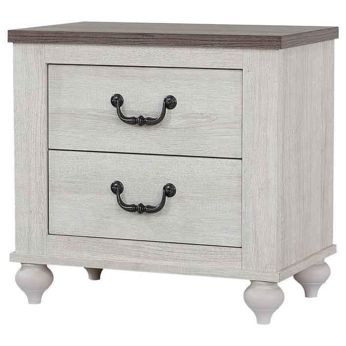 Stillwood - 2-Drawer Nightstand - Vintage Linen