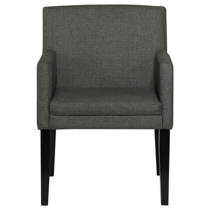 Catherine - Upholstered Dining Arm Chair (Set of 2) - Gray