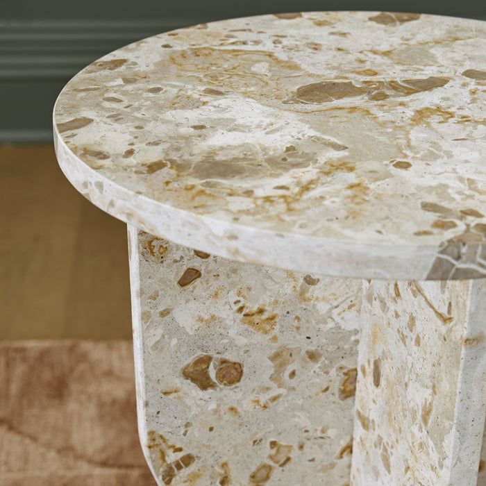 Treygan - Beige - Accent Table