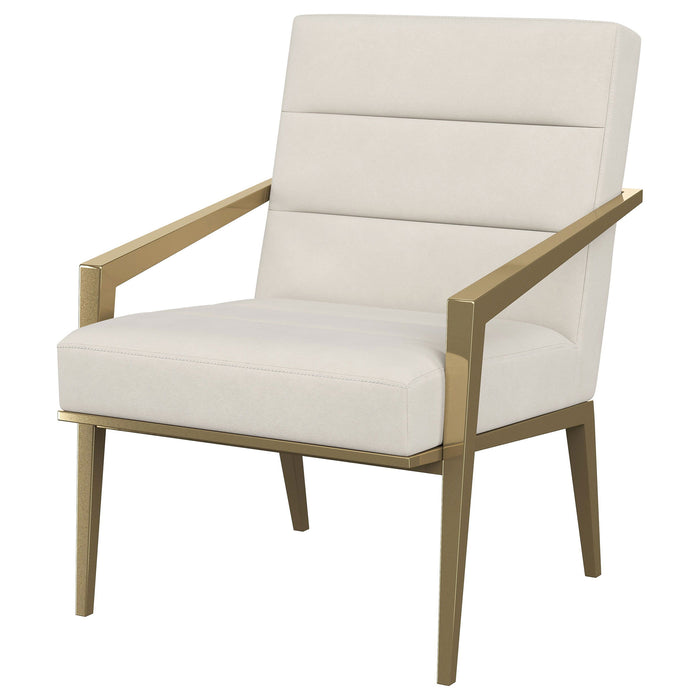 Kirra - Upholstered Metal Arm Accent Chair