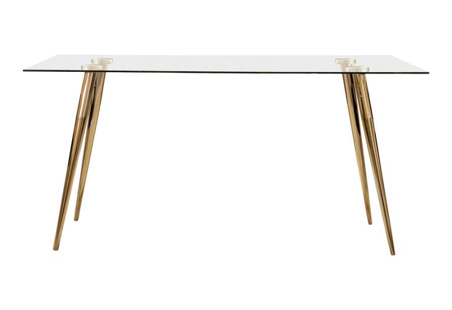 Gilman - Rectangular 64-inch Glass Top Dining Table