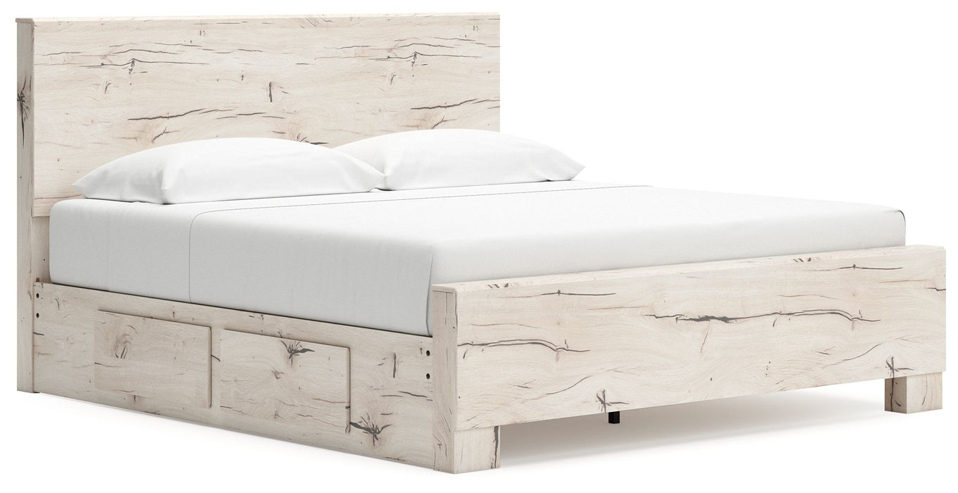 Lawroy - Panel Bed With Storage