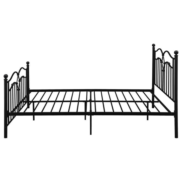 Klossen - Metal Queen Open Frame Bed - Black