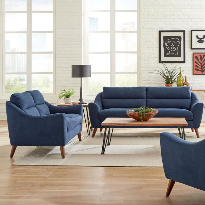 Gano - Upholstered Sloped Arm Sofa Set