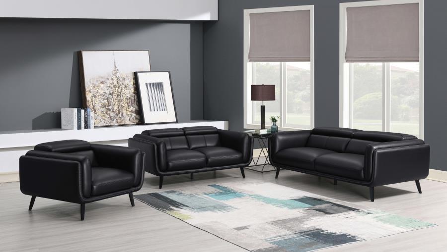 Shania - Upholstered Low Back Sofa Set