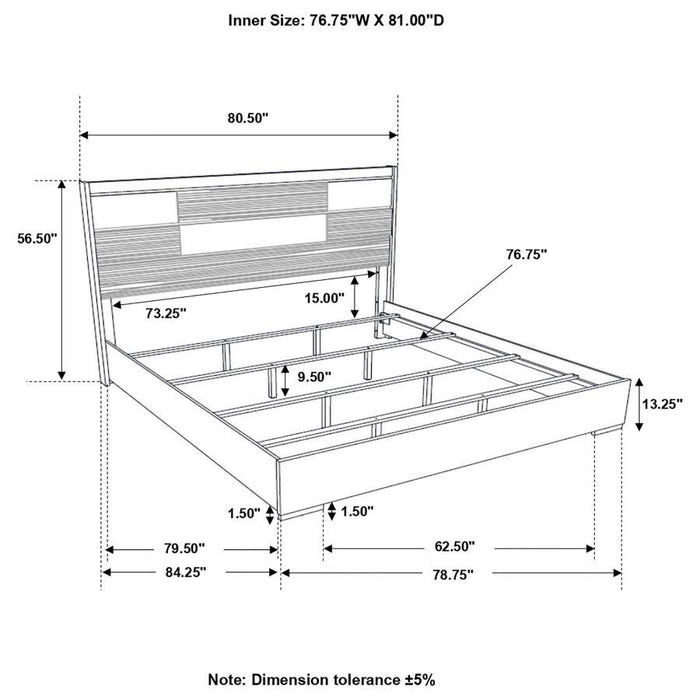 Blacktoft - Wood Panel Bed