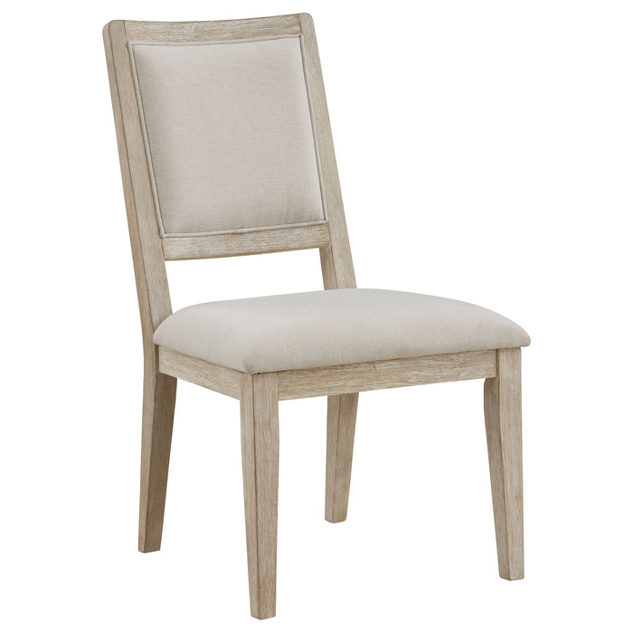 Trofello - Cushioned Dining Side Chair (Set of 2) - White Washed