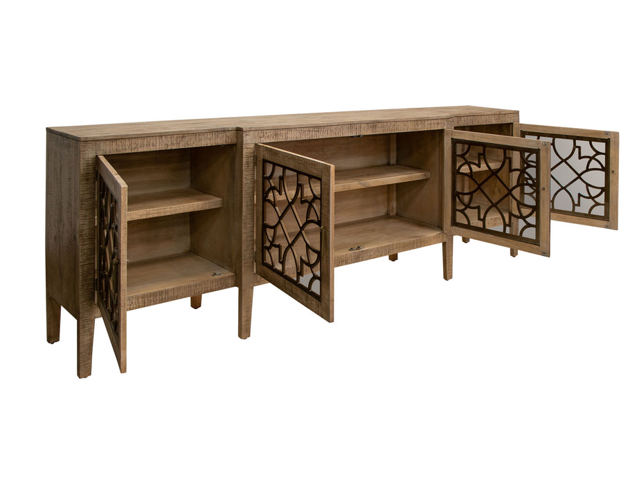 Mandala - Console 4 Doors - Brown