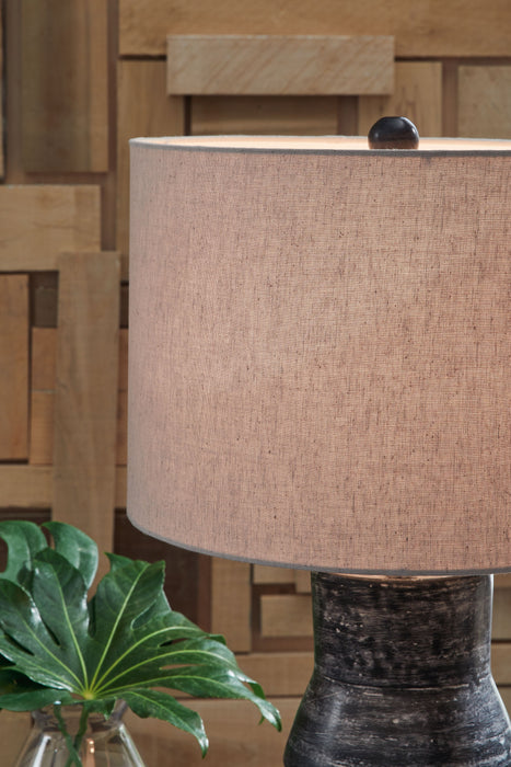 Kerbert - Distressed Black - Terracotta Table Lamp