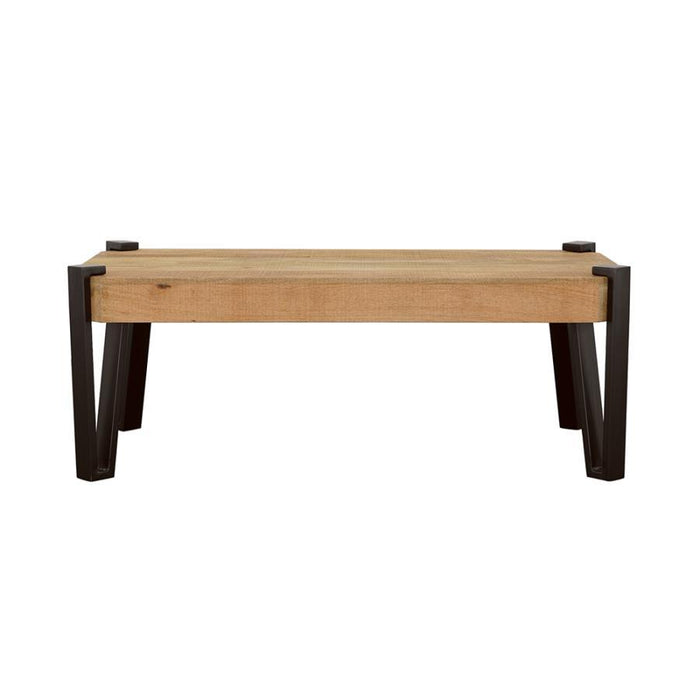 Winston - Rectangular Wood Top Coffee Table - Natural