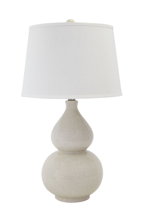 Saffi - Cream - Ceramic Table Lamp